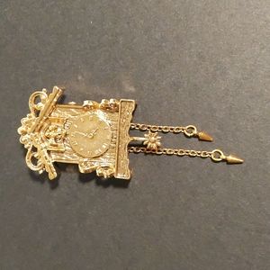 Cuckoo clock brooch